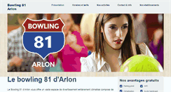 Desktop Screenshot of bowling-81.com